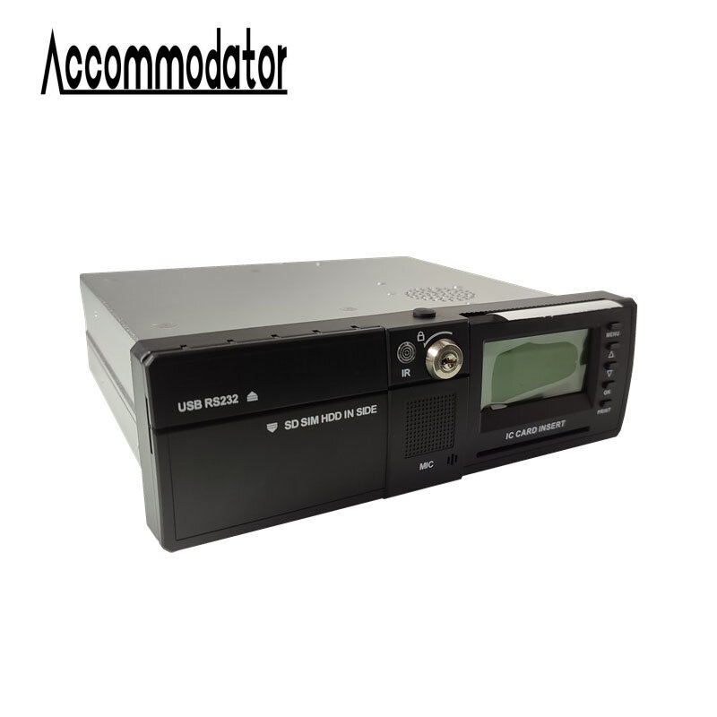 Accommodator 1080p alta qualidade fábrica h.265 4ch sd disco rígido carro mdvr com 4g gps veículo vídeo terminal de condução gravação