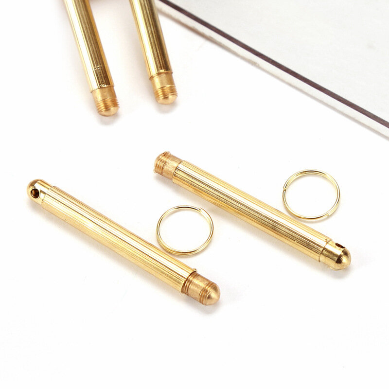 Folding Type Golden Mini Ear Cleaner Portable Ear Wax Removal Tool Nettoyage Oreille Earpick Ear Spoon Attached Key Ring Keyhole