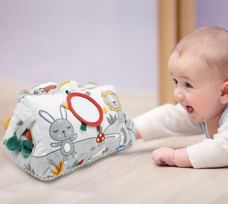 Baby Stoff Buch Spielzeug Tiere Soft Learning Lernspiel zeug für Babys Entwicklung Montessori sensorische Bücher Babys pielzeug 0 12 Monate