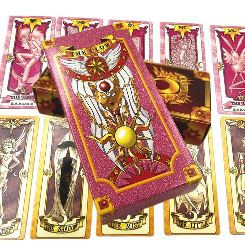 Anime Cosplay Card Captor Sakura KINOMOTO Clow Cards Tarot Prop Paper Poker Card