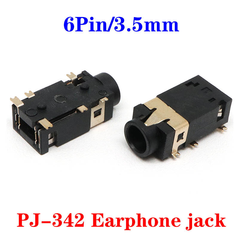 1-5buah 2.5/3.5MM PJ-392 324 210 320 307 359 342 soket perempuan Stereo Jack dengan sekrup 3.5 Audio Video konektor Headphone