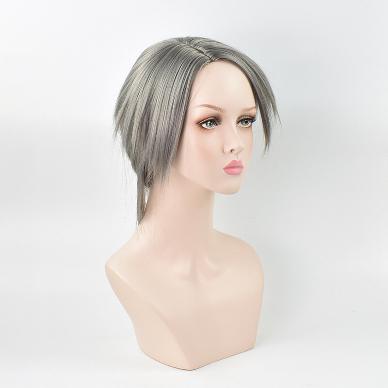 Japanese Anime Cosplay Wigs Women Long Periwig Game Role Cos Simulated Hair Props Adult Halloween Costume Headwear Accessories