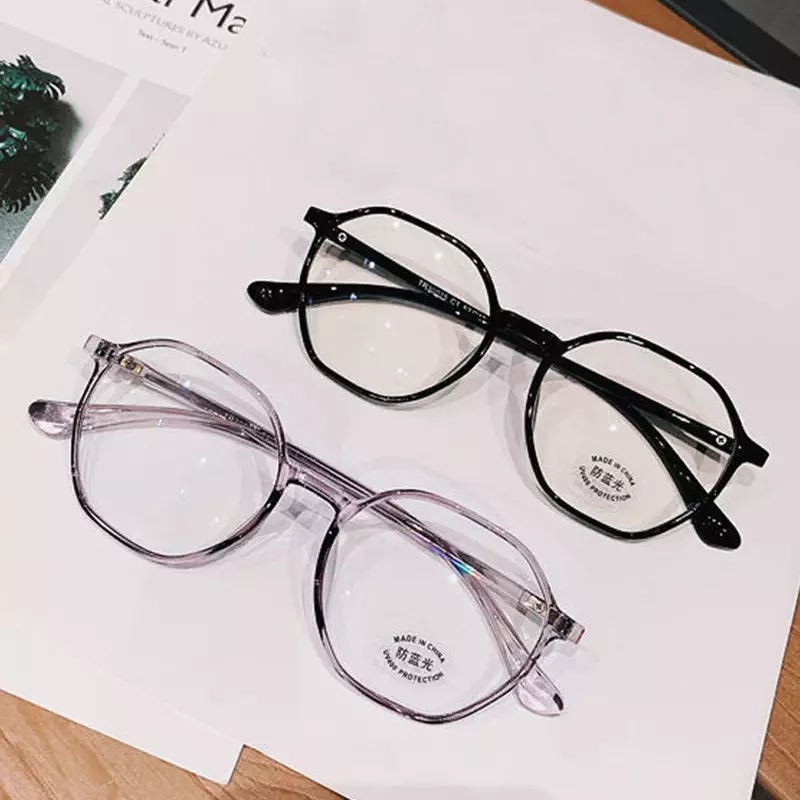 Gafas graduadas transparentes, anteojos de lectura femeninos de alta definición, gafas antiluz azul para ancianos
