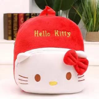 Student Backpack Cartoon Hellos Kittys Plush Backpack Large Capacity Cute Backpack Stationery Gifts for Students and Children