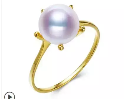 Anillo de perlas de moda TGR08, hermoso anillo
