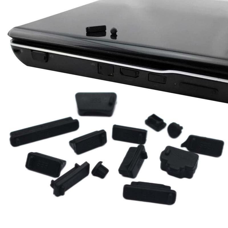 Cubierta Universal de silicona para puerto de carga USB, Protector a prueba de polvo para PC, Notebook y portátil, 13 piezas