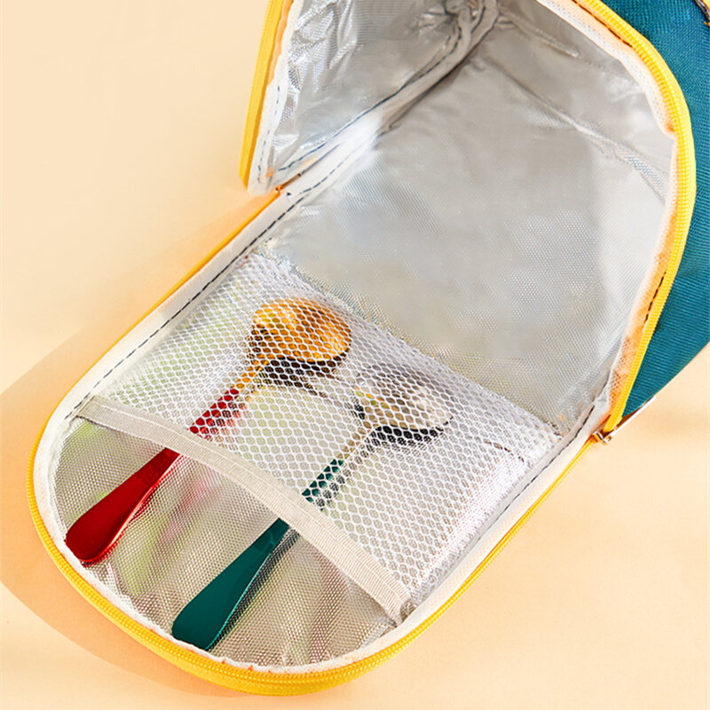 Nette Bär Isolierte Mittagessen Tasche mit Zipper Thermische Lunchbox Frühstück Pouch Tragbare Schule Kind Picknick Reise Abendessen Container