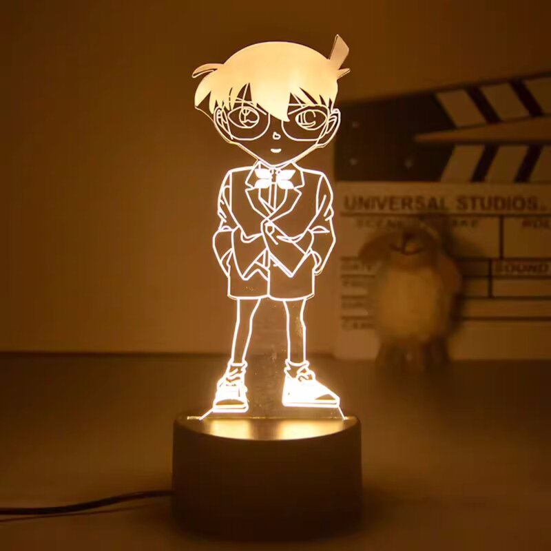 Lámpara de escritorio 3D de Anime, luz de ilusión nocturna LED estéreo USB, regalo de cumpleaños sorpresa para niños, regalos de cumpleaños
