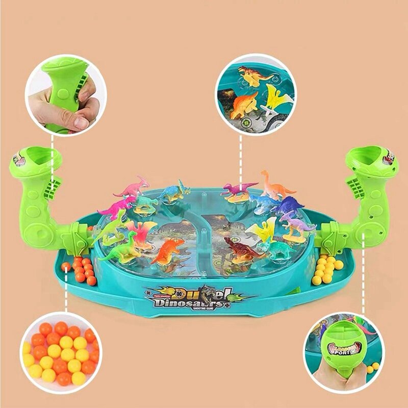 Marble Rush e Dinosaur Bounce, interativo pai-filho, Tabuleiro de festa criativa, jogo interno engraçado, brinquedo para criança, moda