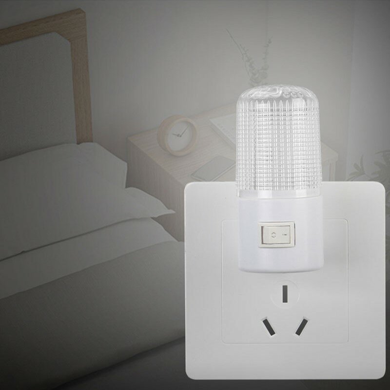 Luz noturna LED de emergência com EU EU Plug Lâmpadas de parede para casa, sala de estar, quarto das crianças, mesa de cabeceira, armário, corredor