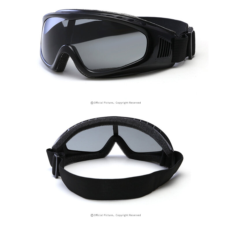 Winddichte Mannen Vrouwen Uv400 Ski Bril Magnetische Bescherming Tactische Bril Sport Sneeuwscooter Brillen Snowboard Zonnebril Lens