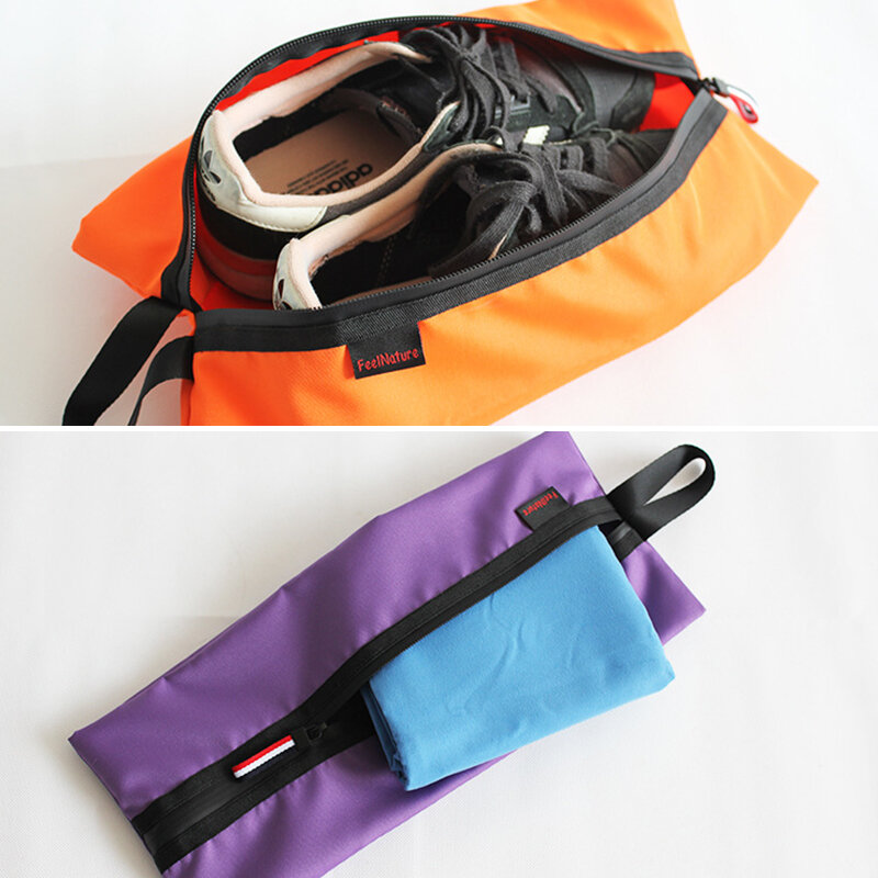 Durável e ultraleve sapatos portáteis sacos, saco de armazenamento impermeável para exterior, camping, caminhadas, viagens e natação
