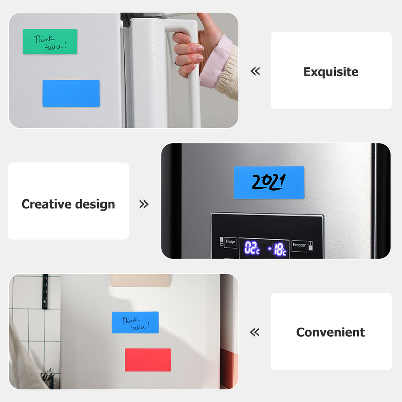Farbige Memo-Tabs wischen Etikett Kühlschrank Aufkleber magnetische Etiketten für Whiteboard
