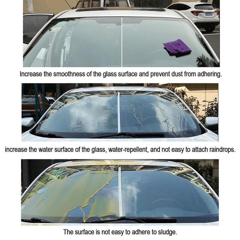 Car Glass Waterproof Coating Agent Anti-Rain Auto Rainproof Agent Spray Anti Spray Remover For Window Details Mirrors Car 100ML