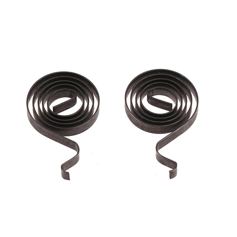 2pcs Metal Carbon Brush Holder Spring 22.5x12x2.5mm Angle Grinder Coil Spring For Bosch GWS6-100 Angle Grinder Power Replacement
