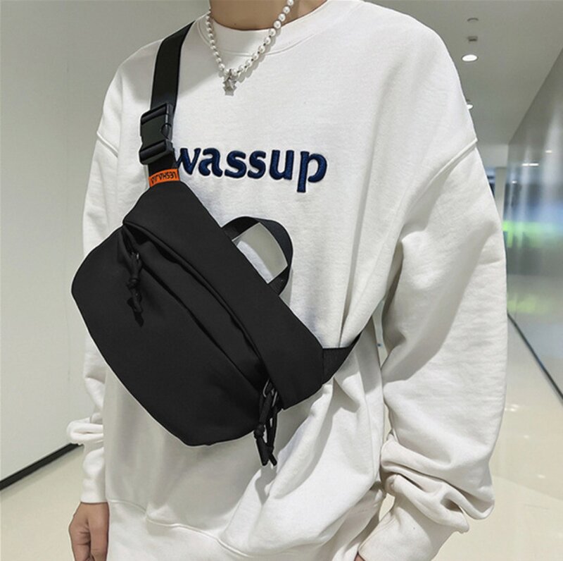 Fashion New Waist Bag Unisex Street Hip-hop Fanny Pack Chest Pack High Quality Nylon Belt Bag Female Designer Shoulder Bags