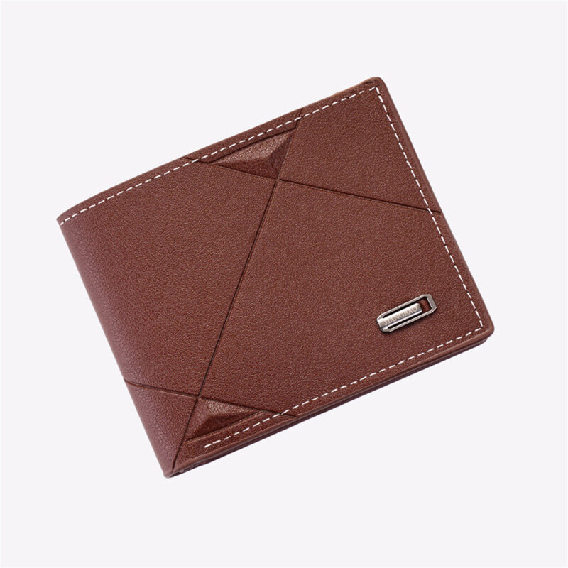 Neue Herren brieftasche kurze Multi-Card-Geldbörse Mode lässige Brieftasche männliche Jugend dünne dreifache horizontale weiche Brieftasche Männer pu