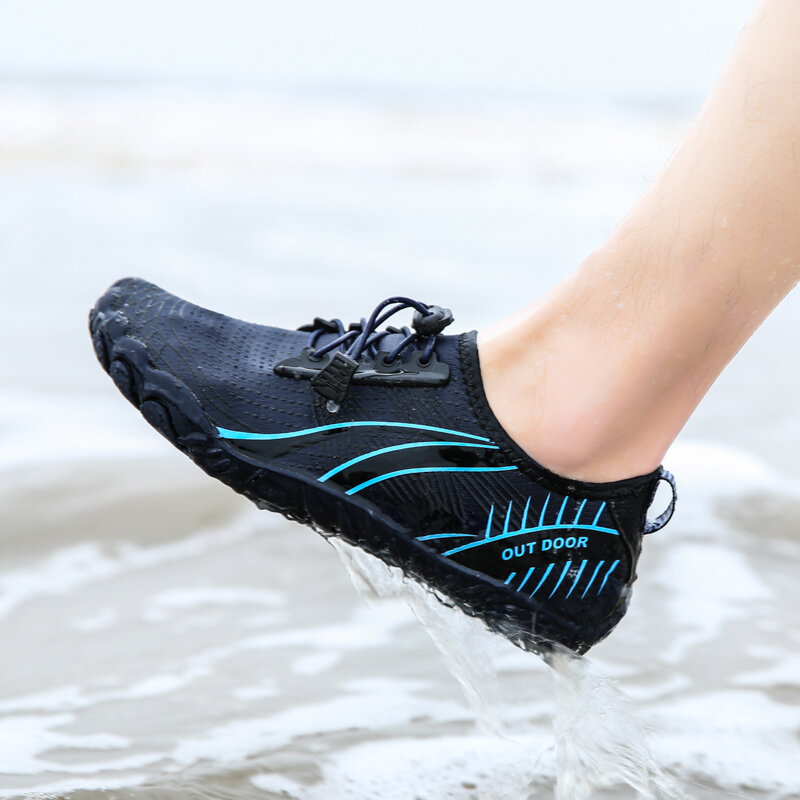Venda quente sapatos unissex indoor esportes fitness yoga sapatos especiais casais férias ao ar livre praia wading sapatos caminhadas 35-47 #