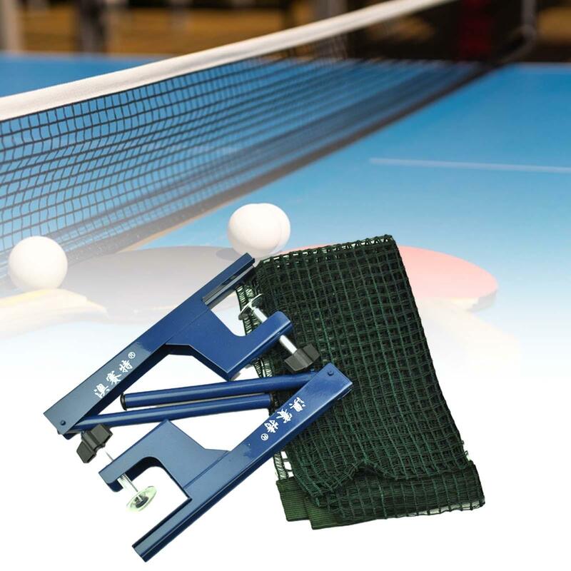 Tênis de mesa Net e Post Set, Parafuso Fixação Acessório, Grip Holder Clip, Ajuste de Tensão e Altura, Ping Pong Net com Braçadeira