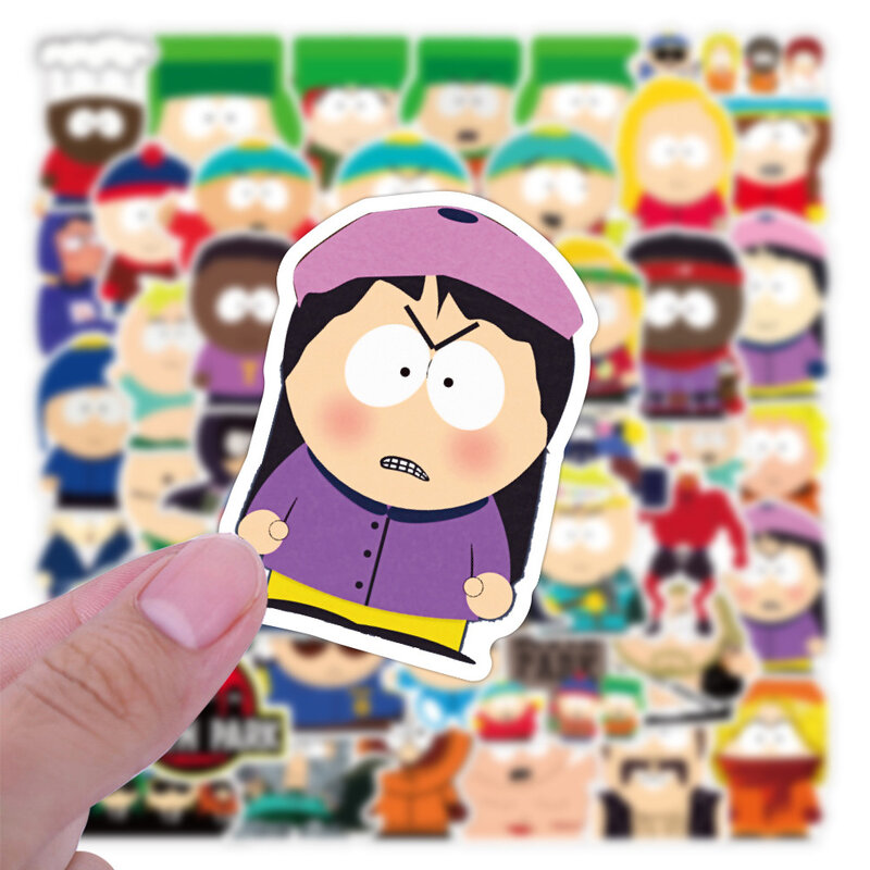 10/30/50/100pcs Parks In The South Stickers for Kids Cartoon Decals Toys DIY Laptop Skateboard Car Waterproof Cute Sticker Gifts