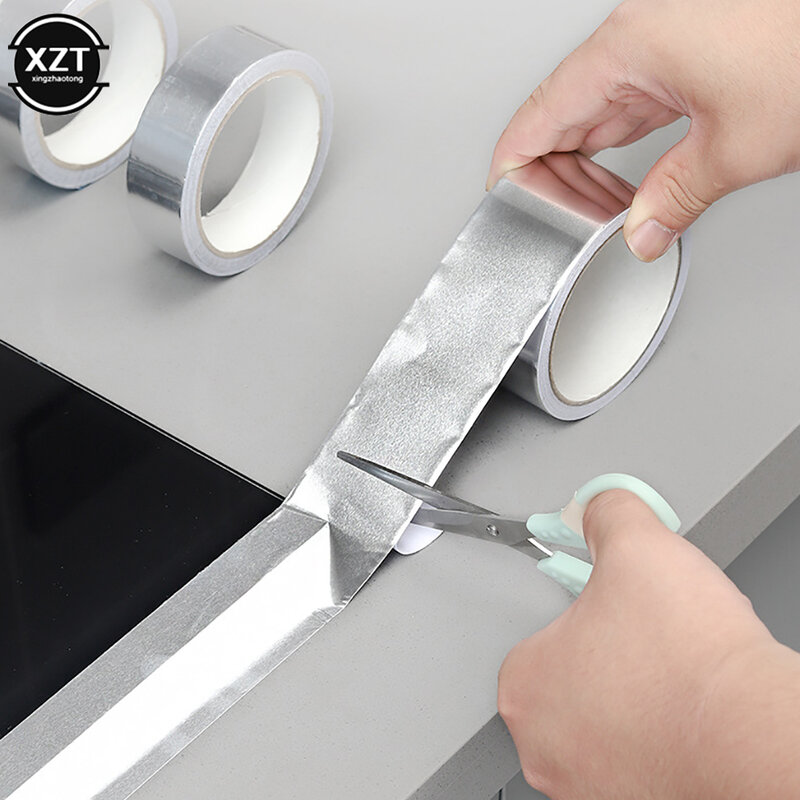 Sink Waterproof Sticker Anti-mold Tape Countertop Toilet Gap Heat Insulation Aluminum Foil Tape Bathroom Kitchen Accessories