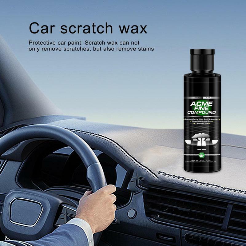 Scratch Repair Wax For Car Car Scratch Removal Wax 3.3fl.oz Car Scratch Restorer Car Wax Scratch Remover Car Wax For Scratch