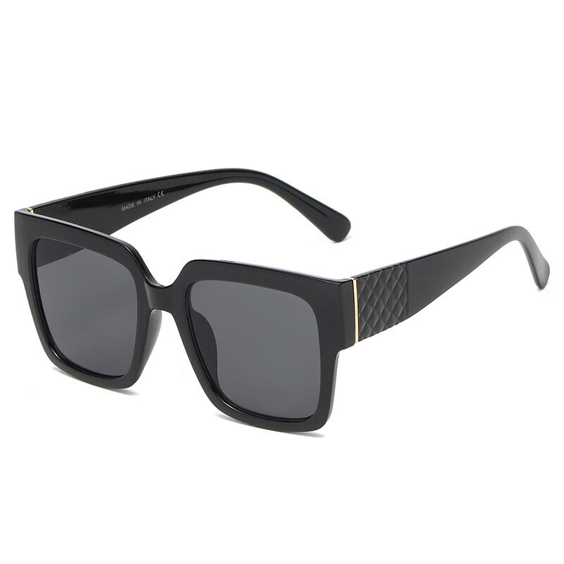 2022 Nieuwe Mode Zonnebril Trend Luxe Merk Groot Frame Zonnebril Mannen En Vrouwen Reizen Anti-Glare Shades bril