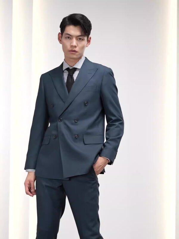 V2309-Casual men's business style suit, suitable for summer wear