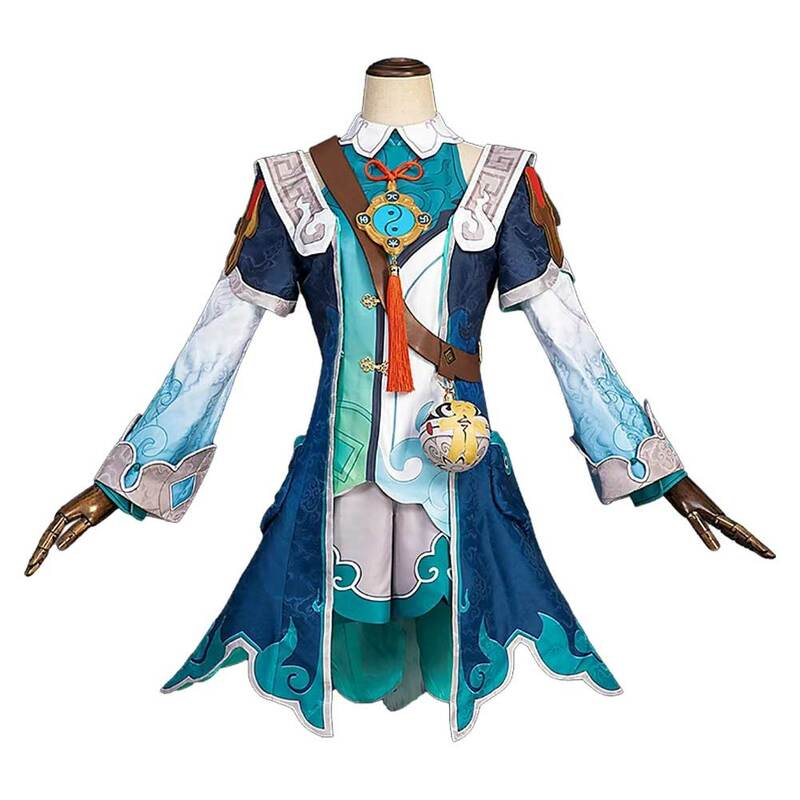 Honkai Star Rail HuoHuo Cosplay Costume Adult Women Fantasy Coat Shorts Headband Wig Outfits Halloween Carnival Disguise Suit