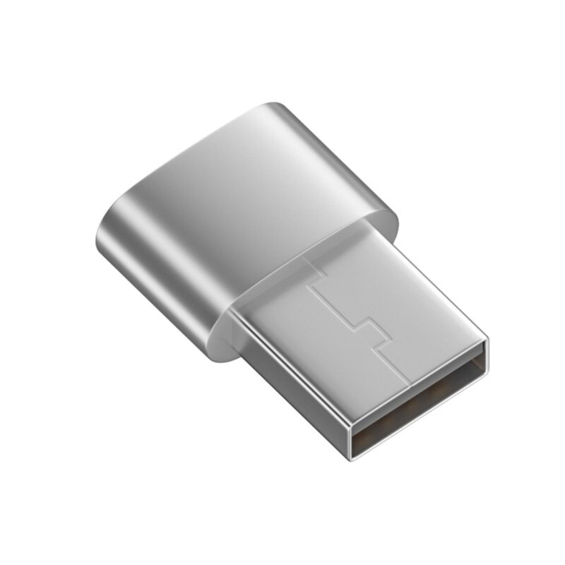 Metal USB2.0 para Type C Conector Conversor macho para fêmea para conectar dispositivos USB a dispositivos Type C resiste à