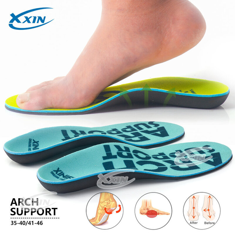 【 Xxin 】 eva Orthese Sport Einlegesohle Einsatz Schuh polster Bogen Unterstützung Fersen kissen Unisex Fußpflege Größe 35-46