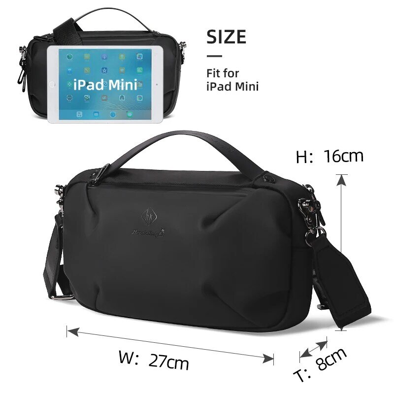 HcanKcan сумка на плечо для мужчин, водонепроницаемая сумка, мужская сумка через плечо, корейская модная сумка-слинг, Повседневная сумка, Мужская роскошная сумка для мужа