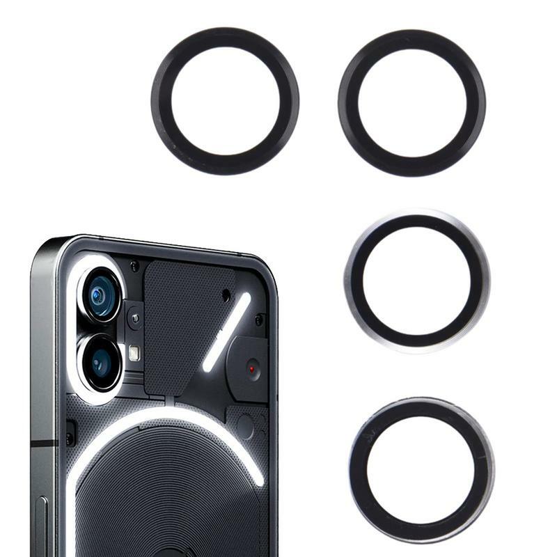Protector de lente de teléfono inteligente de cobertura completa, cristal para nada, película de protección de anillo de lente de Metal, accesorios de vidrio templado 9H