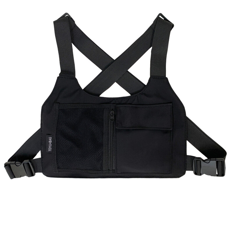 High Quality Nylon Chest Bags Fashion Hip-hop Streetwear Unisex Chest Rig Bag Multi-function 2024 NEW Vest Casual Storage Pocket
