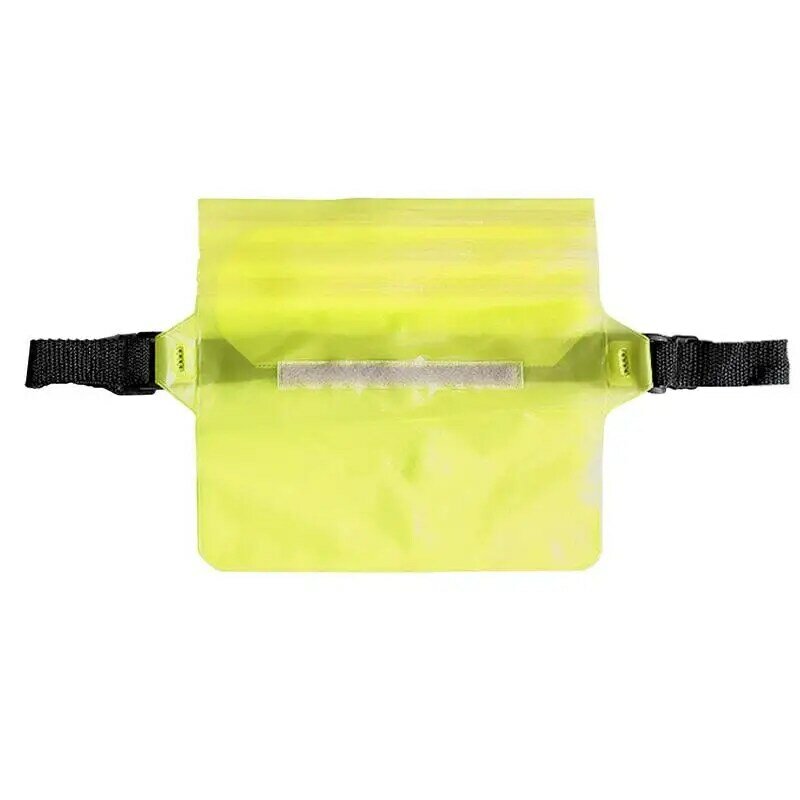 Outdoor Waterproof Pouch With Waist Strap Phone Fanny Pack Mobile Belt Bag High Capacity 3-layer Waterproof Bag For Rafting