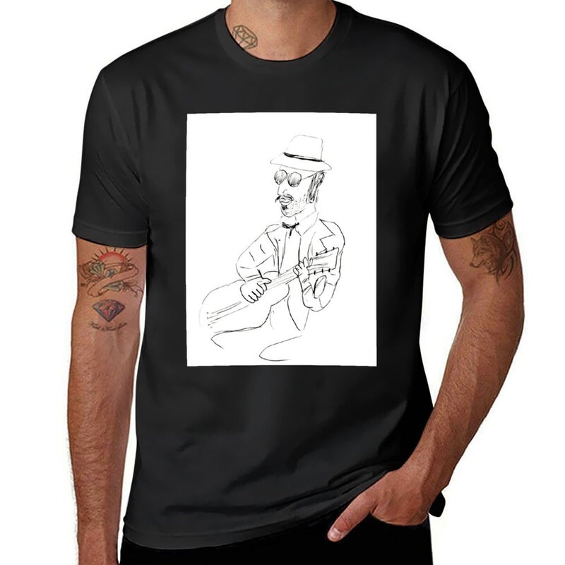 Leon Redbone t-shirt asciugatura rapida appassionati di sport grafica customizeds magliette divertenti da uomo