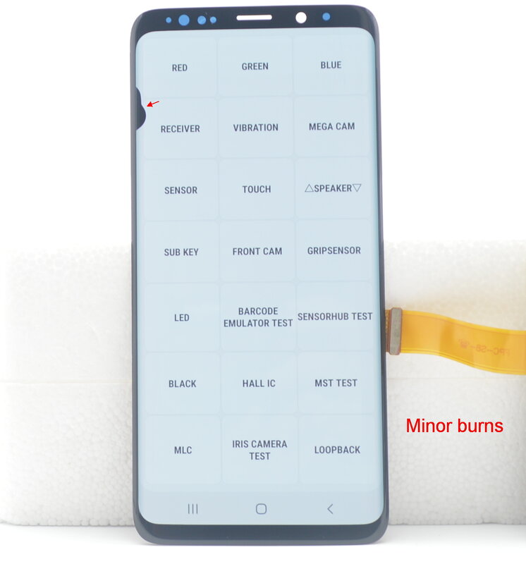 Oryginalny ekran LCD S9 Plus do Samsung Galaxy S9 Plus wyświetlacz LCD z ramką G965F SM-G965F/DS ekran dotykowy Digitizer wymienić