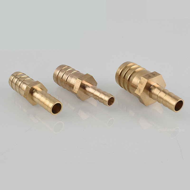 3-25mm 6mm 4mm 8mm 10mm ottone 2 vie riduzione tubo dritto Barb tubo spinato raccordo riduttore accoppiatore in rame adattatore connettore