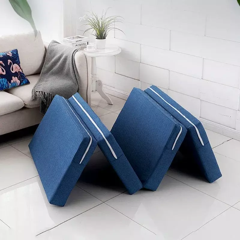 Memory Single Foam Folding Mattress Foldable Tatami Yoga Mat for Floor Sleeping School Office Lunch Break Mattresses Portable