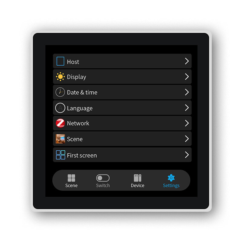 FUERS T3E saklar Panel kontrol pintar, rumah pintar sistem otomatisasi Tuya Switch adegan Panel cerdas layar sentuh Zigbee