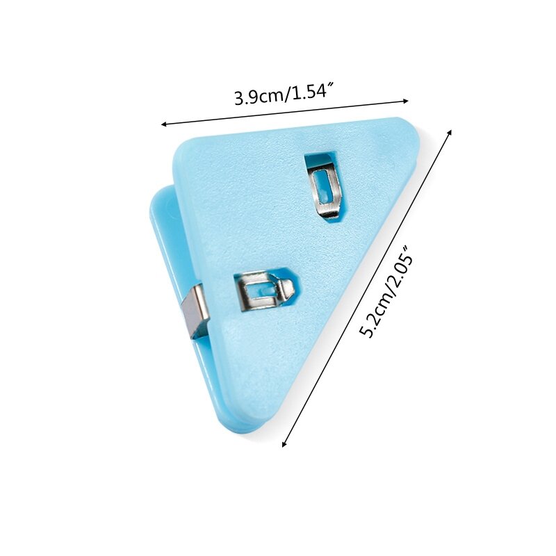 Corner Page Clip Book Page Divider Plastic File Holder Clip Hold up to 50 Sheets