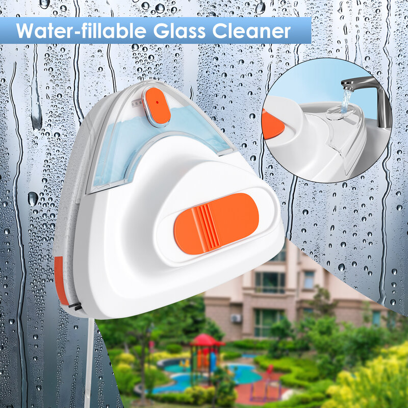 Doppelseitiger magnetischer Glasfenster reiniger Haushalts reinigungs werkzeug automatischer Entwässerung wischer Glasfenster reiniger