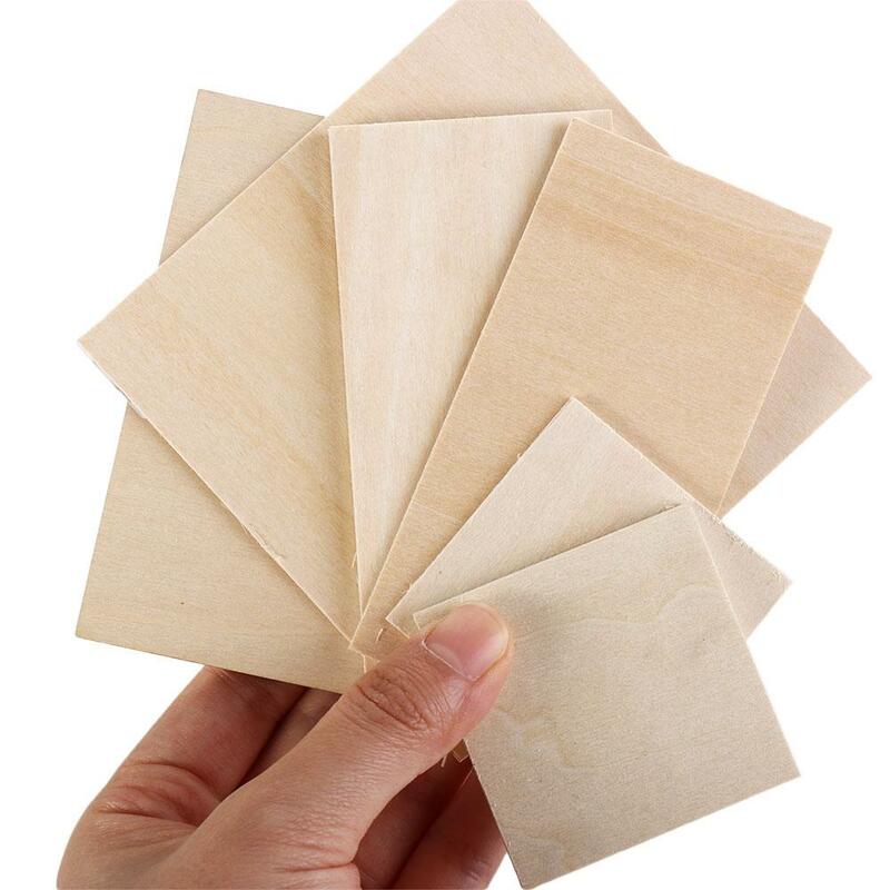 Arkusze ze sklejki Model drewna DIY deska drewniana drewniana warstwa deska drewniana sklejka lipy Model lotniczy płyta prostokątna płyta