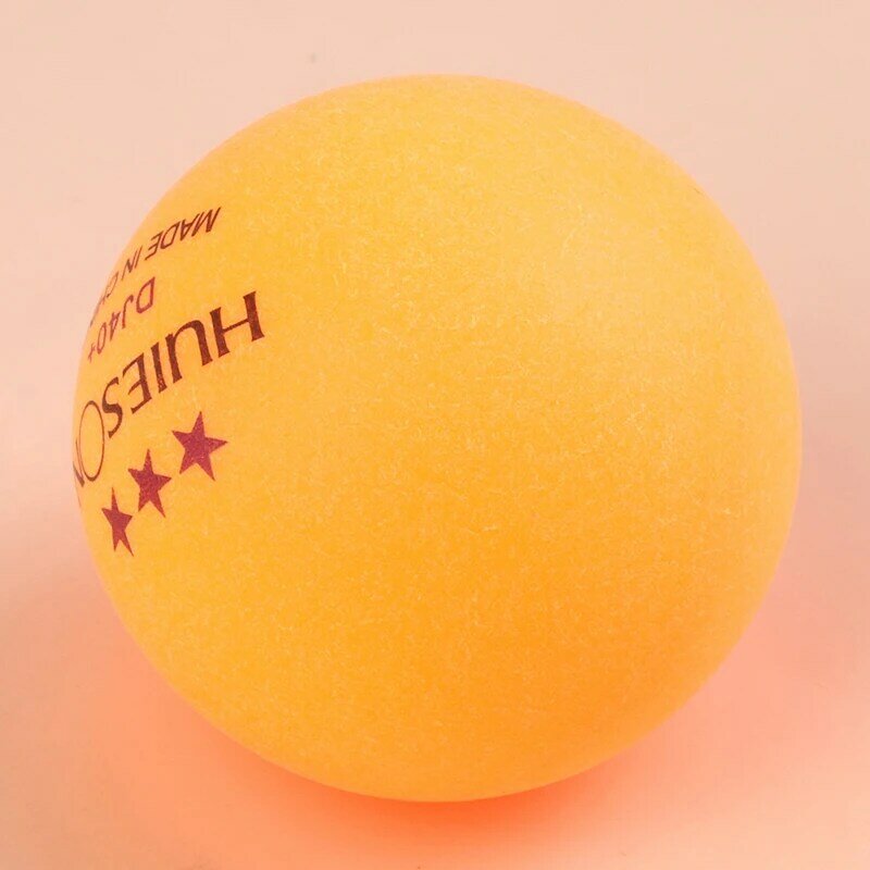 DJ40มืออาชีพระดับ3ดาว10ชิ้น + ลายกีฬาปิงปองปิงปอง2.8กรัมลูกบอลแข่งขันการฝึกขั้นสูงสำหรับมือสมัครเล่นสีเหลืองสีเหลือง