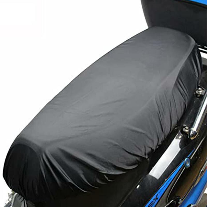 Capa de assento da motocicleta doação à prova de chuva poeira protetor solar moto scooter almofada assento protetor acessórios