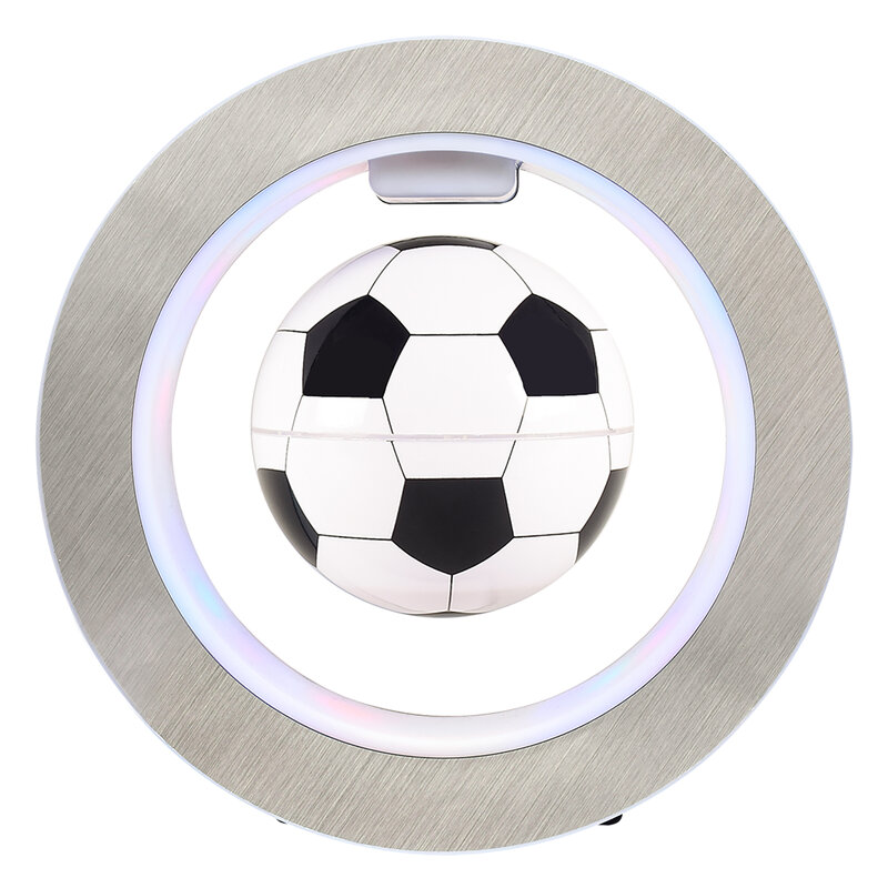 Balón de fútbol flotante de levitación magnética con luz LED, balón de fútbol flotante para el hogar, Gadget de escritorio de oficina, regalo de cumpleaños para hombres y niños
