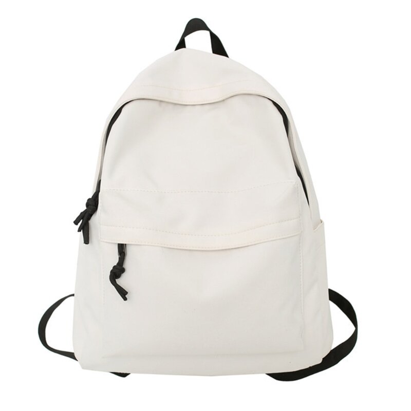 Mochila de viaje simple y elegante de gran capacidad para mujeres y hombres, mochila escolar de nailon, mochila para ordenador