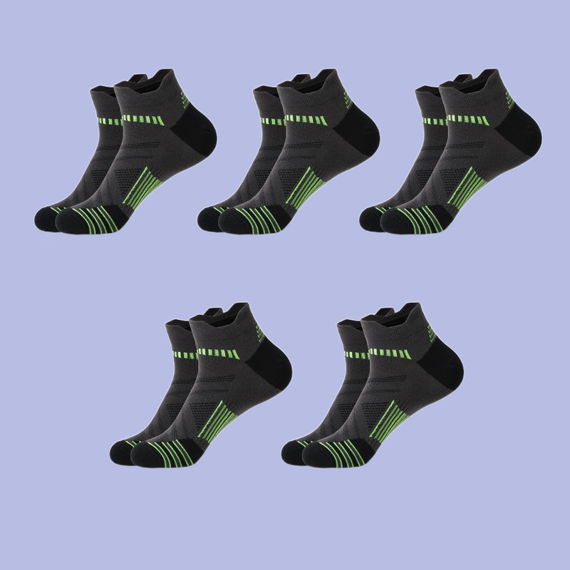 5 Paar Sokken Sokken Voor Mannen Zweet-Absorberend Hardlopen Outdoor Sport Sokken Ademende Basketbal Sokken Running Fitness Sokken