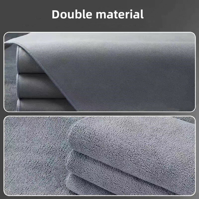 Double-sided Material Absorbent Fluff Car Wipe Cloth Car Interior Cleaning Towel For Tesla Model 3 Model X Model S Model Y