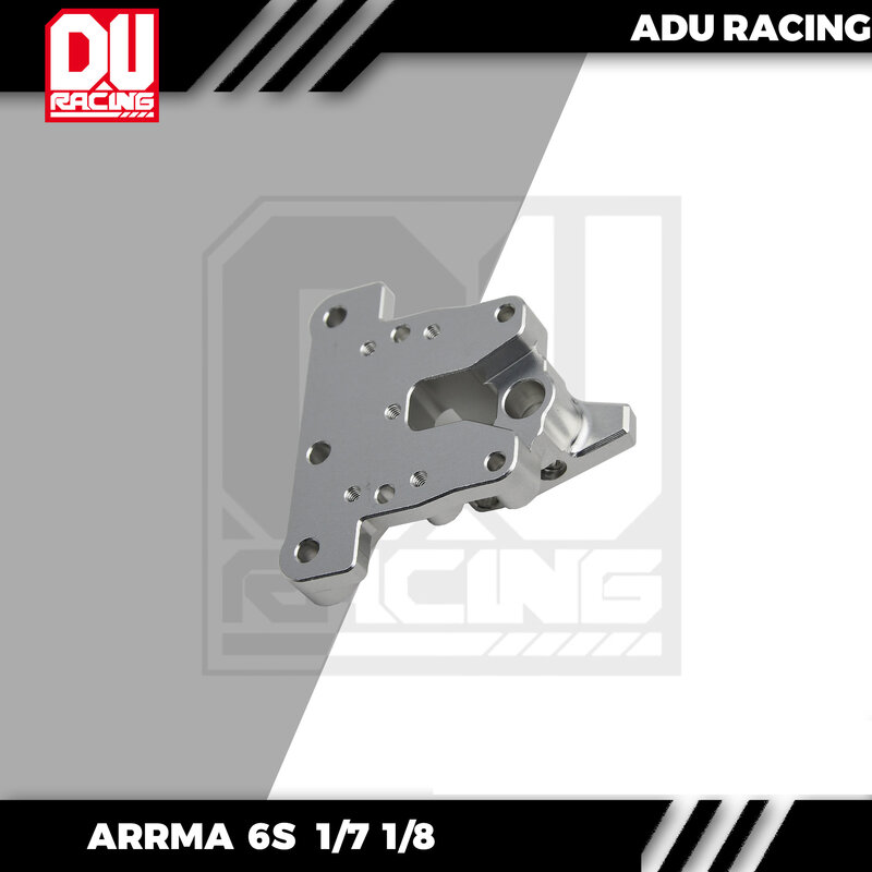 ADU Racing Center Brace Mount Front, CNC 7075 T6 Alumínio para ARRMA 6S 1/7 1/8